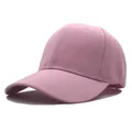 Klassische pink-violette Baseballkappe aus Baumwoll-Twill im minimalistischen Design - Rosa