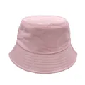 Klassischer Fischerhut aus Baumwolle als Sonnenschutz in sanftem Pastellrosa für Erwachsene - Rosa