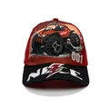 Cappellino da bambino con design monster truck rosso e visiera nera dettaglio Nice - Regolabile / Monster Truck Rosso