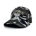 Casquette camouflage classique avec broderie Los Angeles et visière courbée rétro - Tour de Tête Adulte 56-60CM / Camouflage Gris