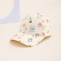 Berretto da baseball beige per bambini con vivaci stampe a cartoni di orsetti e arcobaleni - Bambini 52-54cm / Razzo Animale Beige