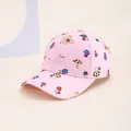 Berretto da baseball rosa per bambini con stampe di funghi e scritta Love - Bambini 52-54cm / Fungo Rosa