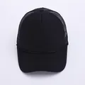 Klassische schwarze Trucker-Mütze mit Seildetail und atmungsaktivem Sonnenschutzdesign - Verstellbar / Schwarz
