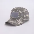 Taktische ACU Digital-Camouflage Baseballkappe mit grauen Klettflächen für Abzeichen - Erwachsene 56-60cm / Graues Digital-Camo