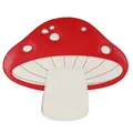 Süße rot-weiße Umhängetasche in Pilzform mit Punkten und hochwertigem PU-Leder-Material - Rot