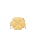 Schicke gelbe Blumen-Abendtasche mit goldener Kette für Hochzeiten und Partys - Gold