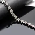 Perline di pietra vulcanica a forma di stella placcate per creazione gioielli fai da te - Canna di fucile
