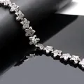 Silver star-shaped electroplated lava stone beads strand with a vintage textured finish - Antique Silver