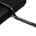 Matte schwarze Lavasteinperlen in quadratischer Würfelform für DIY-Schmuckherstellung - Gunmetal