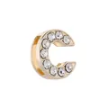 Perle lettre C dorée 10mm avec strass pour bracelets et bracelets de montre - Lettre C Dorée