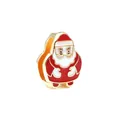 Charme Père Noël doré avec émail rouge et blanc pour bracelets en maille 10mm - Père Noël (6) / Or