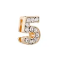 Pendentif chiffre 5 doré avec strass pour bracelets et bracelets de montre - Or Chiffre 5