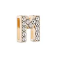 Pendentif lettre M en alliage doré avec strass pour bracelets DIY et bracelets de montre - Lettre M Dorée