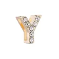 Perle de charme lettre Y en alliage doré avec strass brillants pour bracelets bijoux - Lettre Y Dorée