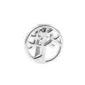 Breloque Arbre de Vie en métal poli argenté pour la fabrication de bijoux DIY créatifs - Style Arbre de Vie / Argent