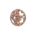Perla a cuore oro rosa per cinturino 10mm con design vuoto e pavé di strass brillanti - Multi Cuore Traforato Oro Rosa (Oro Rosa 3)