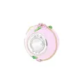 Roze emaille roos bedel van S925 sterling zilver voor DIY armbanden voor dames - Roze Roos Stijl (款式五)