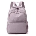 Zaino da viaggio in nylon lavanda per donna con grande capacità e multitasche - Viola Taro