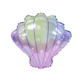 Colorful gradient shell foil balloon with pearl finish for mermaid ocean themed parties - Colorful