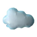Cloud shaped light blue foil balloon with metallic finish for party decoration - Irregular White Cloud
