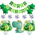 Dinosaur birthday party decoration set with banners foil balloons and latex roar balloons - Dinosaur Birthday Decoration (Style 2)