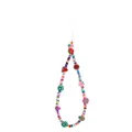 Handmade colorful fruit beads phone lanyard with LOVE alphabet beads and pearl clay - Fruit LOVE Colorful Polymer Clay (5472701)
