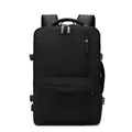 Vielseitiger schwarzer wasserdichter Business-Rucksack mit großer Kapazität für Laptop - Schwarz