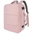 Rosa großer Reise-Rucksack mit atmungsaktiven Trägern und Multi-Griff-Design - Rosa