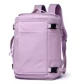 Minimalistischer lavendel Rucksack mit großem Fassungsvermögen und Netzgurten - Lila