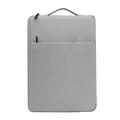 Γκρι κάθετη τσάντα laptop με λαβή και φερμουάρ για MacBook και tablet υψηλής ποιότητας - 11/12 Ίντσες / Γκρι