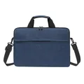 Dark blue waterproof laptop briefcase with padded handle and adjustable shoulder strap - US 13 / Blue