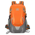 45L hiking backpack in orange and grey tear-resistant fabric with VANAHEIMR logo - Orange