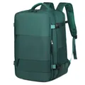Mochila de viaje de negocios de gran capacidad con compartimento para zapatos verde oscuro - Verde Oscuro