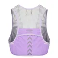 Light purple breathable marathon running vest with reflective V-shape strip - Purple