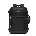 Zaino porta PC impermeabile nero con lucchetto a combinazione e ampia capacità professionale - Nero