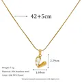 Detail showing 18k gold heart pendant with three pearls on a sleek 42cm snake chain - Irregular Heart With Three Pearls (MSNK0622) / 18K Gold