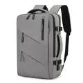 Zaino porta PC aziendale in grigio melange moderno realizzato in tessuto Oxford - Grigio