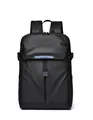 Mochila negra para portátil de nailon de alta calidad con acabado mate impermeable - Negro