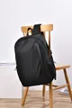 Sac à dos d'affaires noir mat de grande capacité avec tissu imperméable pour homme - Noir