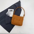 Sac seau en daim marron avec bandoulière à nœuds élégante pour un look décontracté - Brun Mat