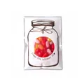 Sachet alimentaire en forme de bocal avec fenêtre pour biscuits et confiseries - Type standard / Blanc