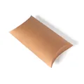 Umweltfreundliche braune Geschenkbox in Kissenform aus Kraftpapier für Schmuck und Süßigkeiten - Kraftpapier / 20x32.5x6cm