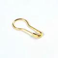 Polished gold gourd-shaped bulb pin accessory for wedding candy boxes and DIY crafts - Gourd Safety Pin