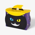 Halloween-Geschenkbox im schwarzen Katzen-Design und Hexenhut-Deckel mit Happy Halloween - Schwarze Katze Stil (HB0051)