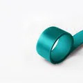 Deep forest green satin ribbon roll with silk texture for elegant gift packaging decor - 10mm Wide (23 Meters/Roll)