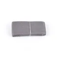 Ruban en polyester gris de 45cm pour boîte cadeau plié en pile rectangulaire décorative - Gris