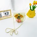 Kids woven straw crossbody bag in beige with 3D cherry decoration and slim strap - Cherry Style / Cream
