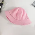 Nahaufnahme der rosa Cord-Fischerhut-Textur und des Materials auf weißem Grund - SS (50cm/1-4 Jahre) / Rosa