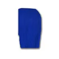 Pasamontañas azul real de mezcla de lana con ribete de punto para el frío - Azul