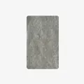 Classic heather gray wool blend knit scarf with premium ribbed edges for women - 170x25cm / Light Gray
